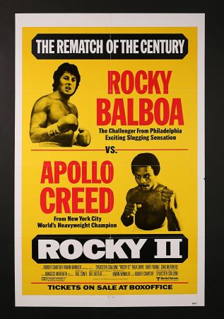 ROCKY II (1979) - US One-Sheet "Rematch Style"