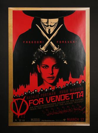 V FOR VENDETTA (2005) - US One-Sheet Teaser Poster