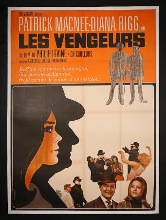 LES VENGEURS AKA THE AVENGERS (1968) - French Grand Affiche