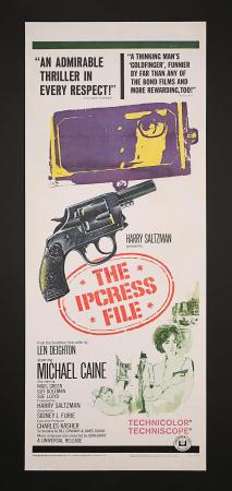 THE IPCRESS FILE (1965) - US Insert Poster