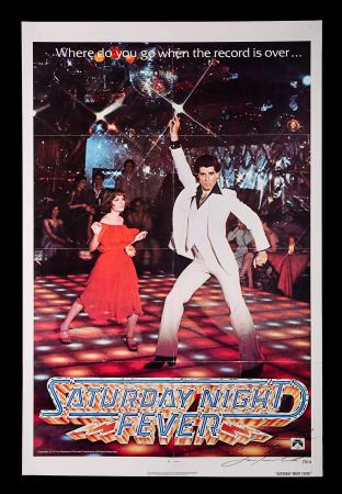 SATURDAY NIGHT FEVER (1977) - US One-Sheet Autographed Poster