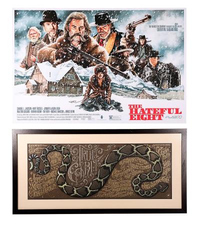 TRUE GRIT (2010) AND THE HATEFUL EIGHT (2016) - Two Mondo Posters