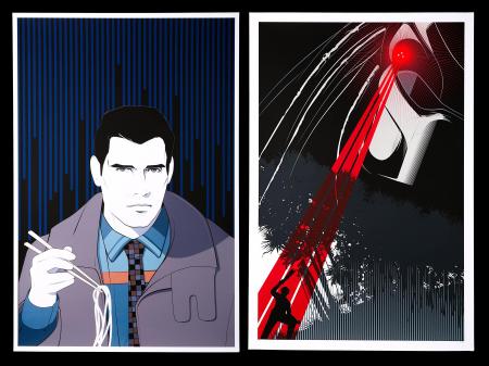 BLADE RUNNER (1982) AND PREDATOR (1987) - Two Mondo Posters