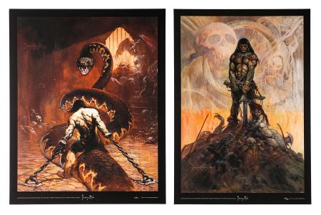 CONAN THE BARBARIAN (1982) - Two Robert Rodriguez Posters